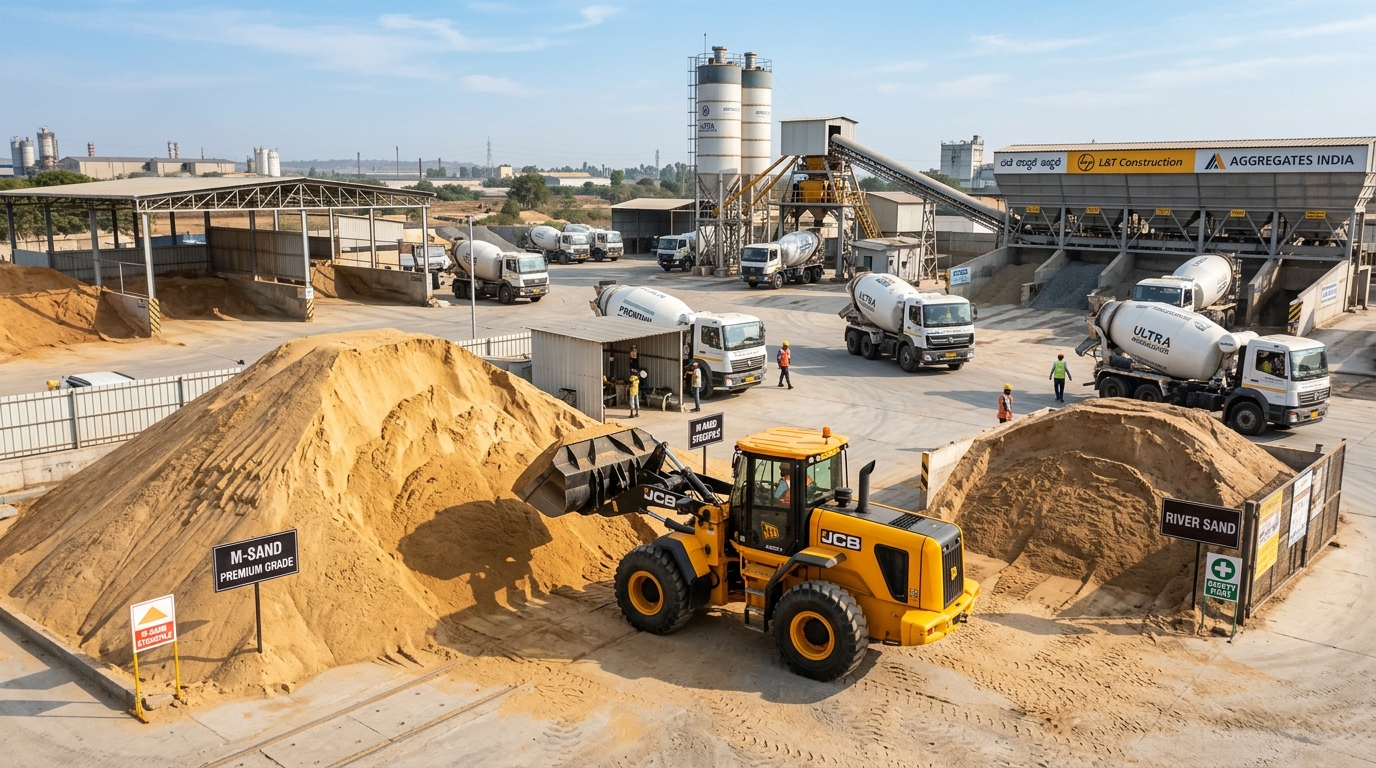 Certified M-Sand & River Sand Depot