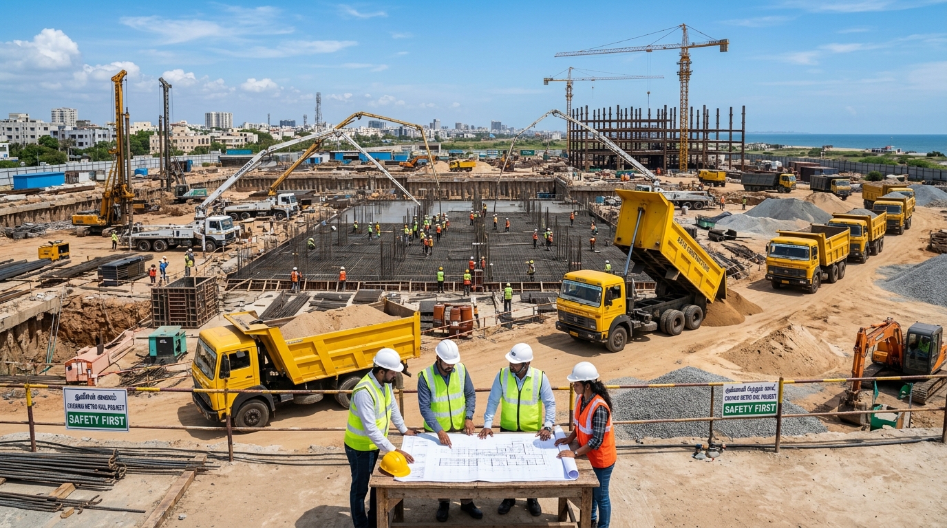 Rapid Site Delivery Logistics Chennai